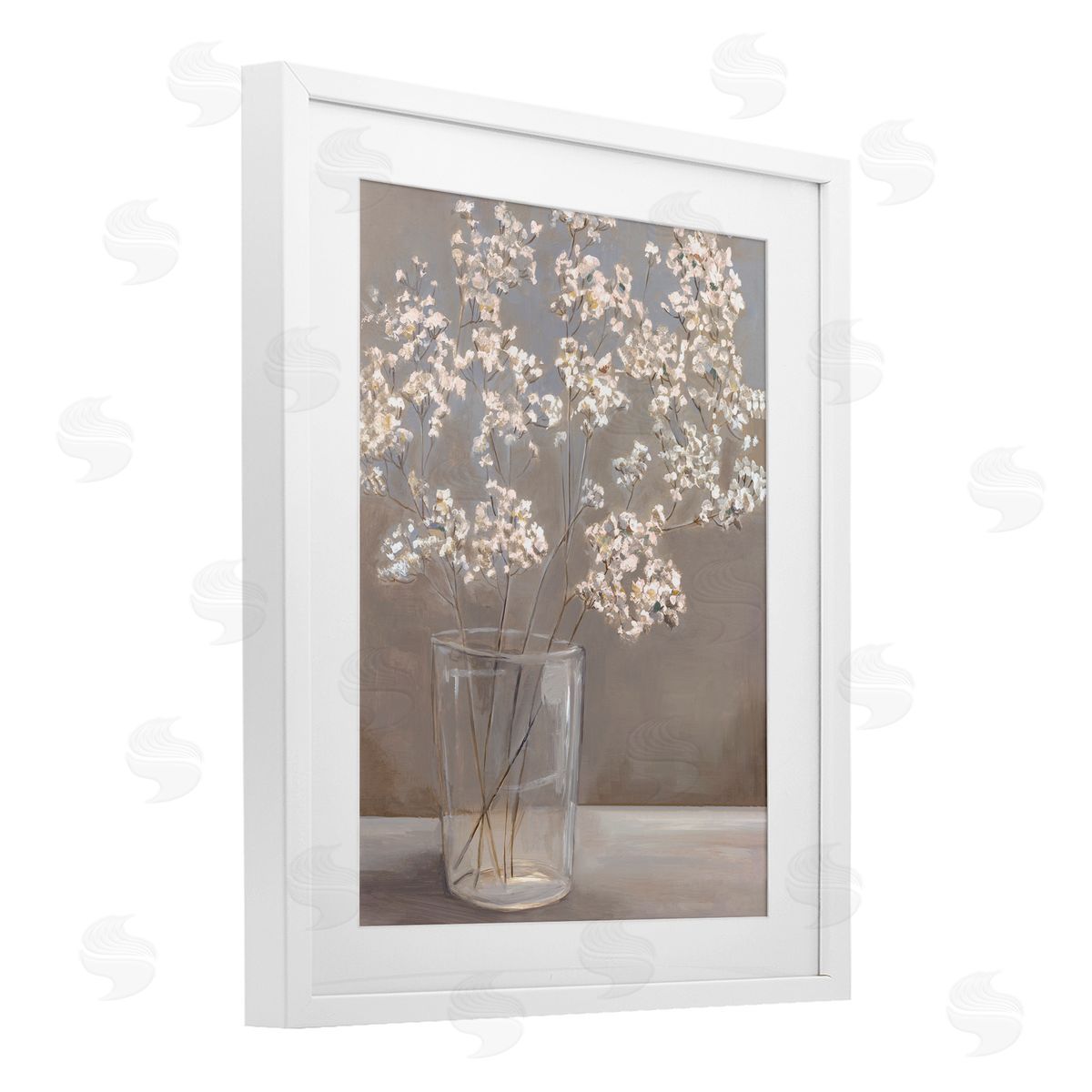 Hannah Dawson Baby's Breath Elegance Canvas Wall Art Print