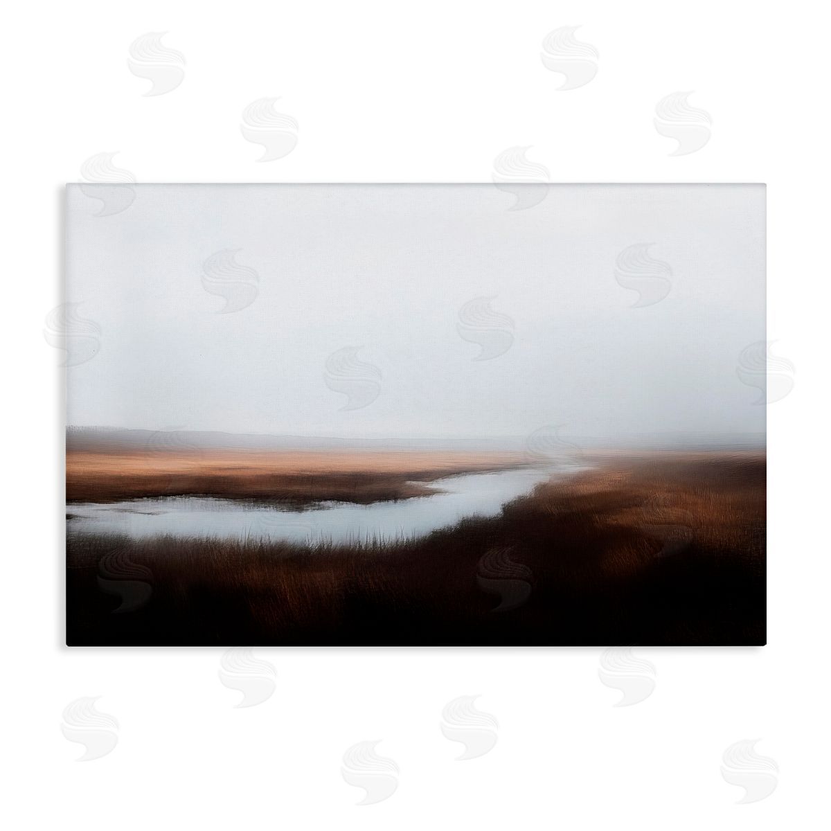 Novae Still Lake Illusion Canvas Wall Art Print