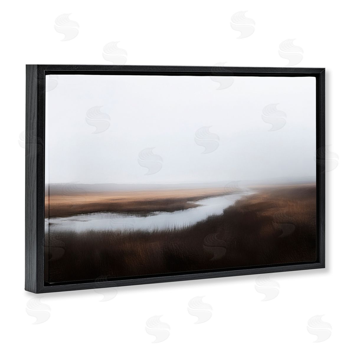 Novae Still Lake Illusion Canvas Wall Art Print