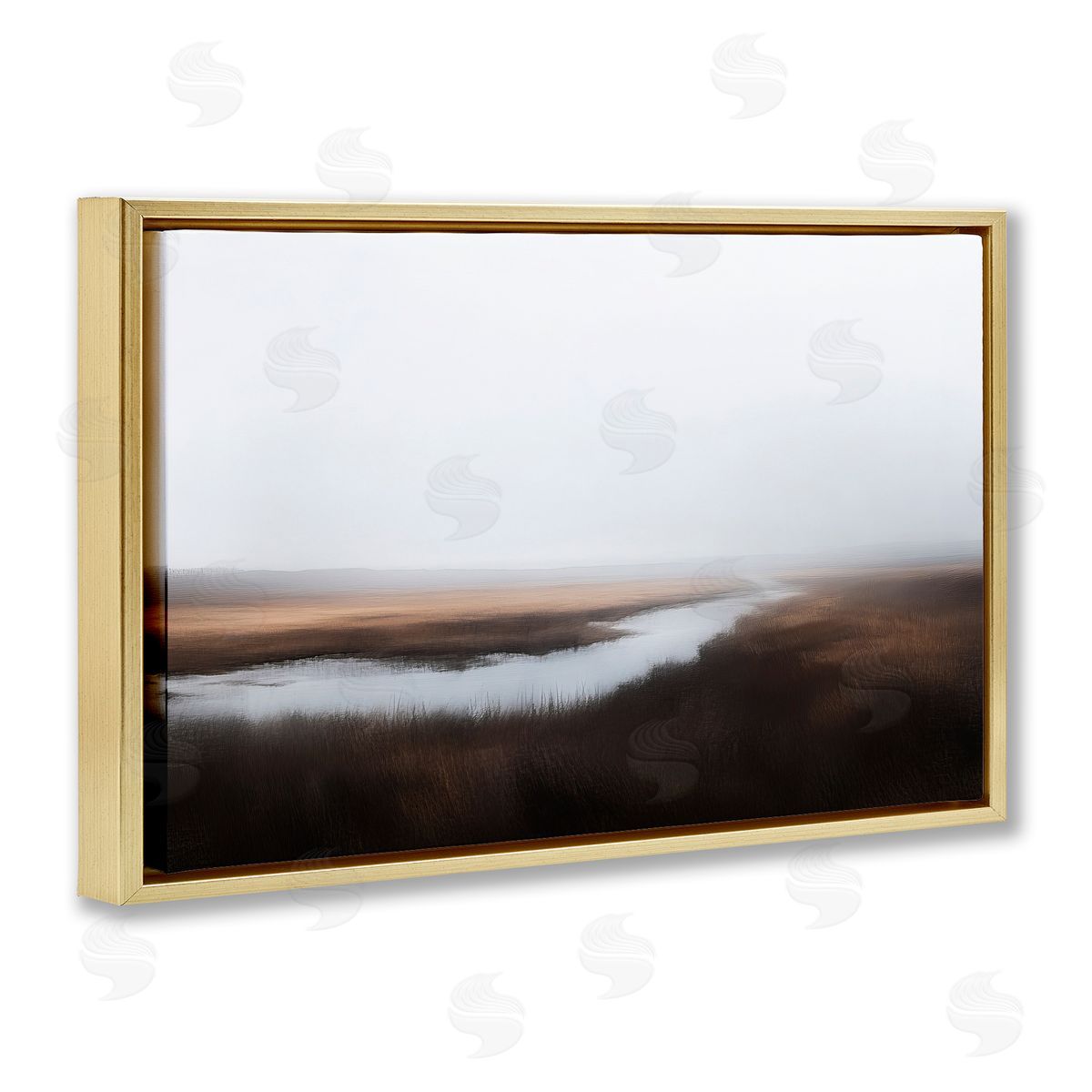 Novae Still Lake Illusion Canvas Wall Art Print