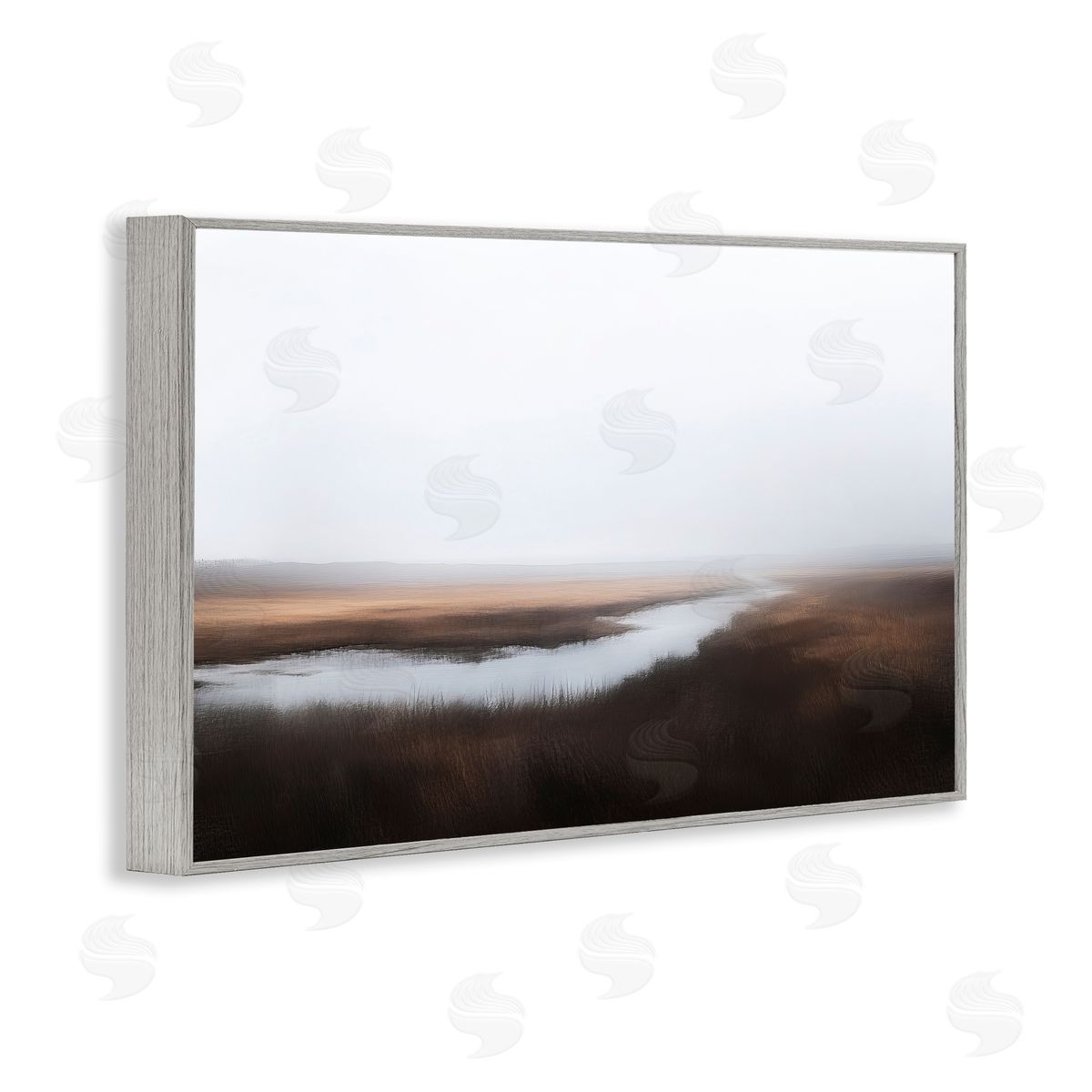 Novae Still Lake Illusion Canvas Wall Art Print