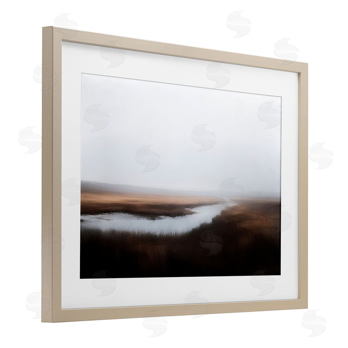 Novae Still Lake Illusion Canvas Wall Art Print