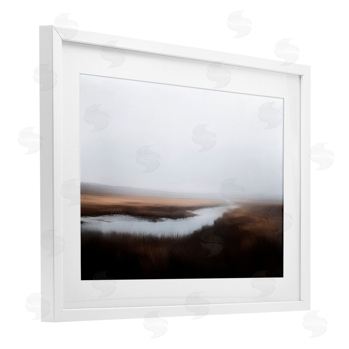 Novae Still Lake Illusion Canvas Wall Art Print