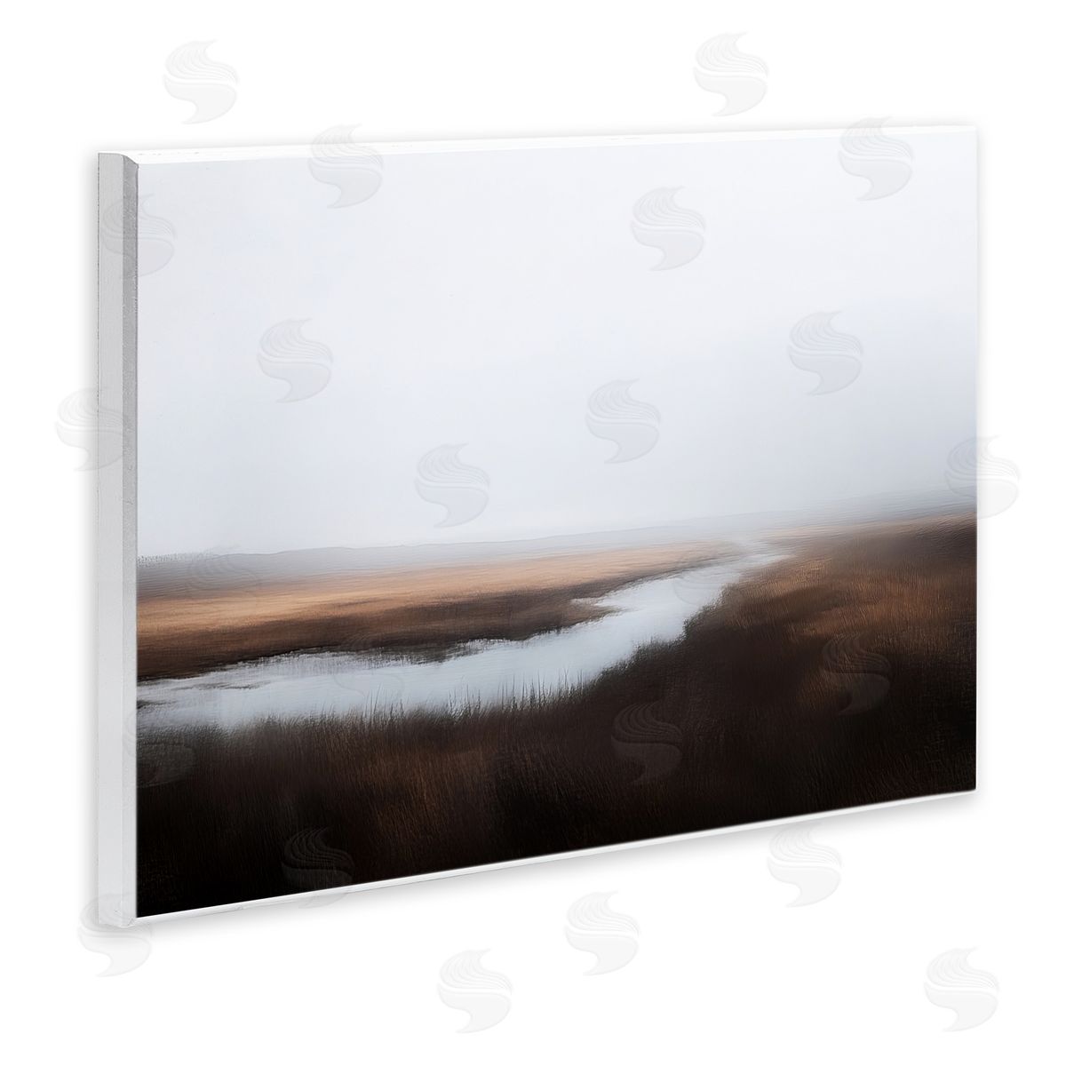 Novae Still Lake Illusion Canvas Wall Art Print