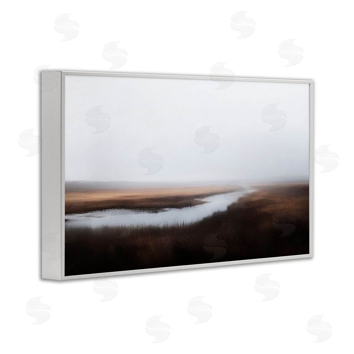 Novae Still Lake Illusion Canvas Wall Art Print