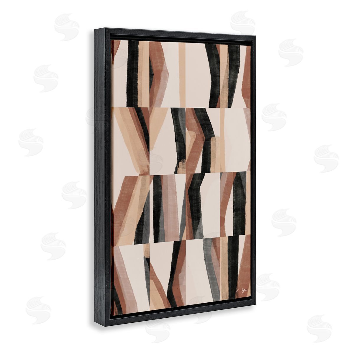 1x Neutral Abstract Kit Canvas Wall Art Print