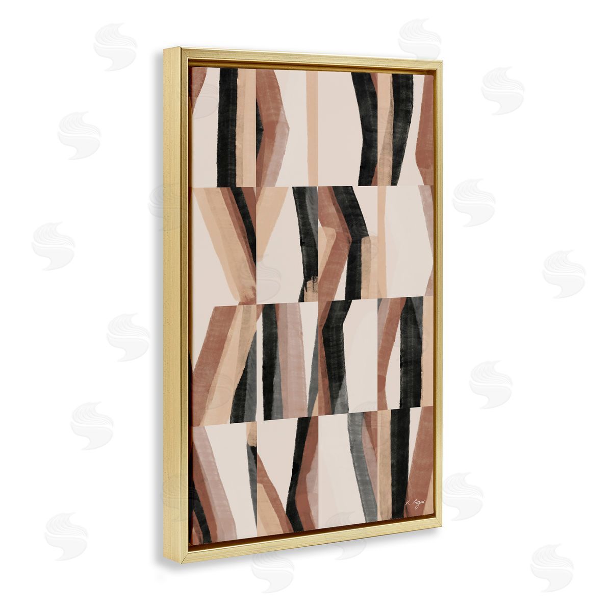 1x Neutral Abstract Kit Canvas Wall Art Print