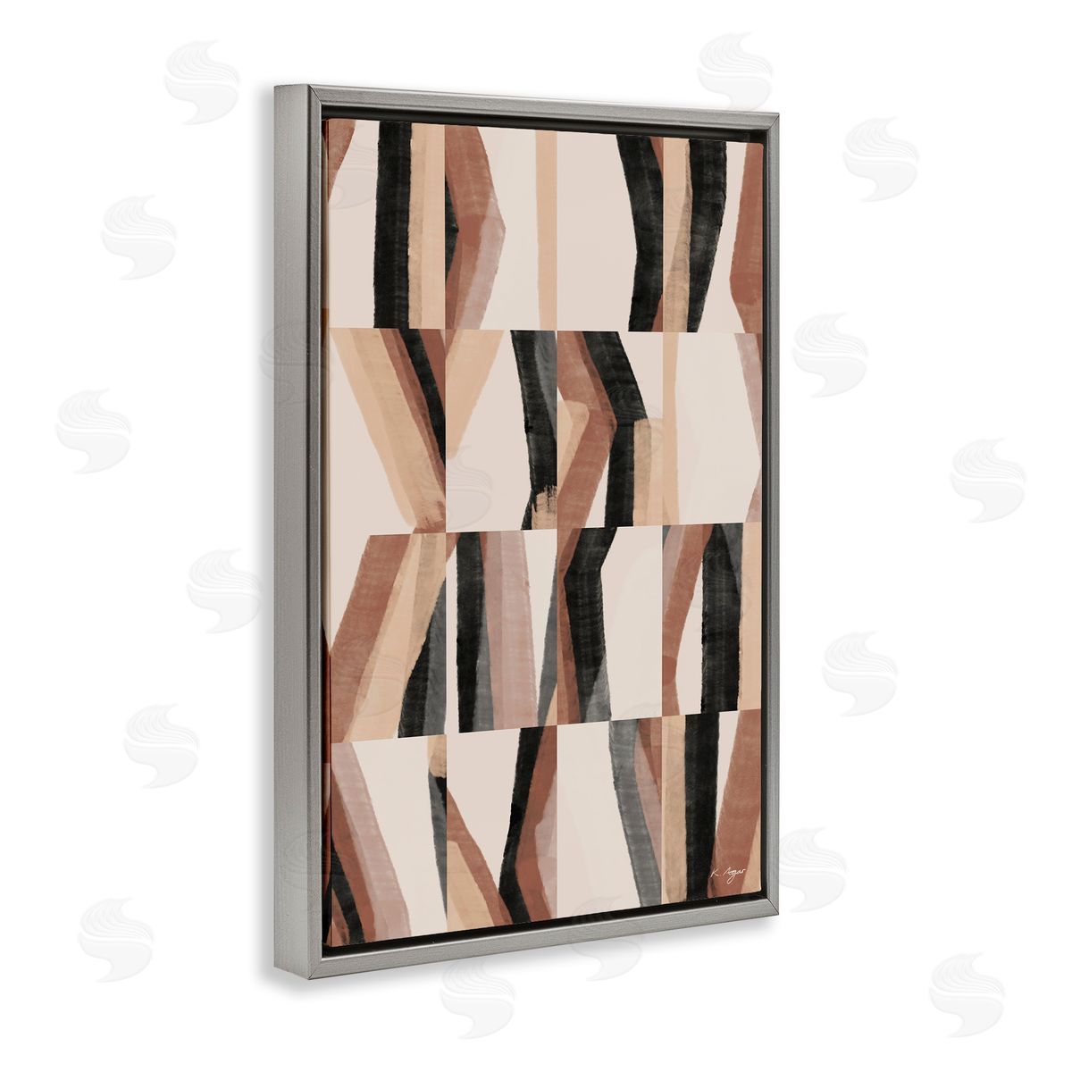 1x Neutral Abstract Kit Canvas Wall Art Print