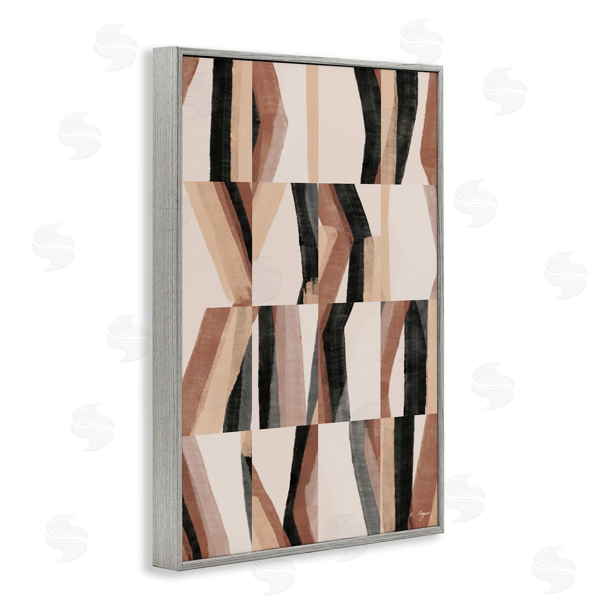 1x Neutral Abstract Kit Canvas Wall Art Print