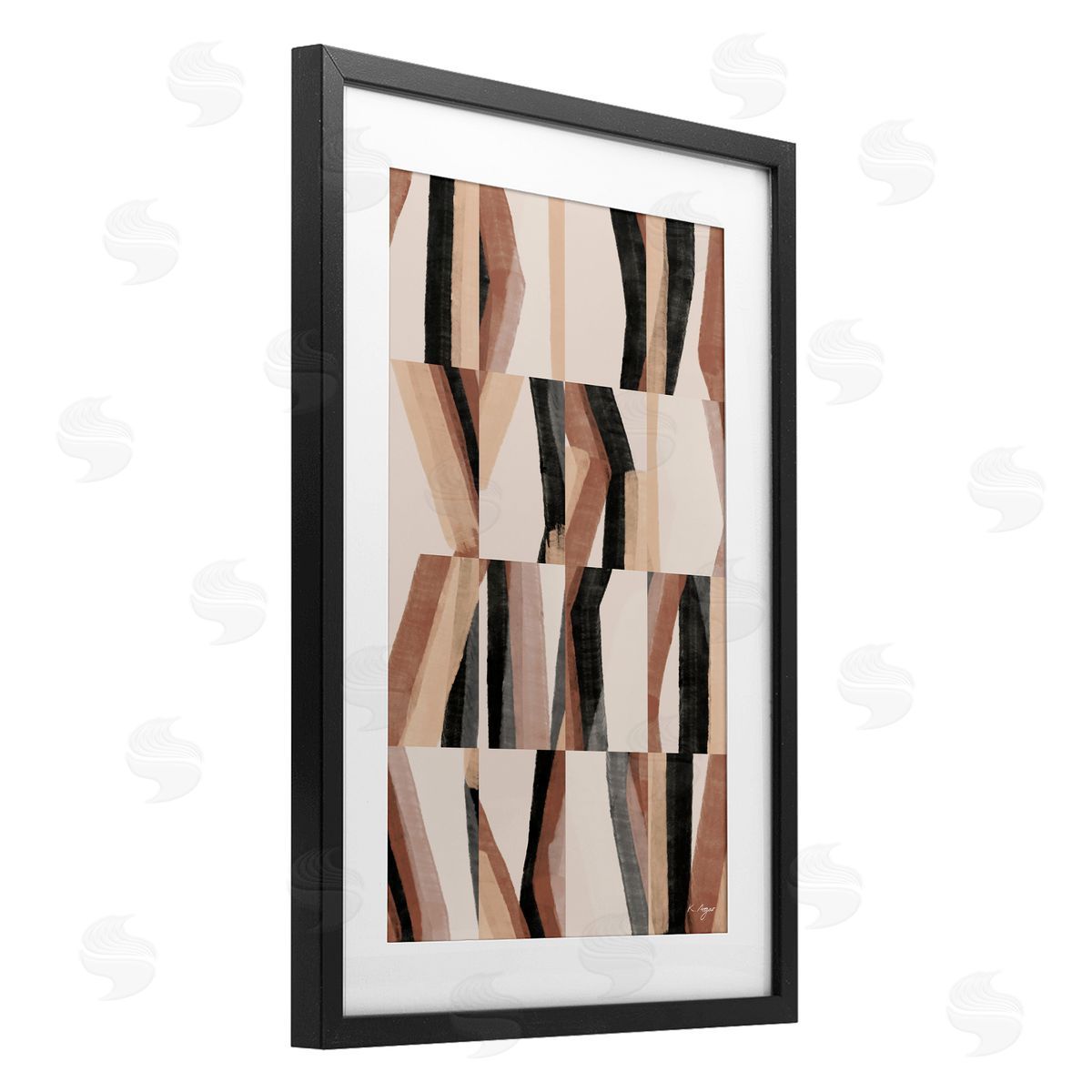 1x Neutral Abstract Kit Canvas Wall Art Print