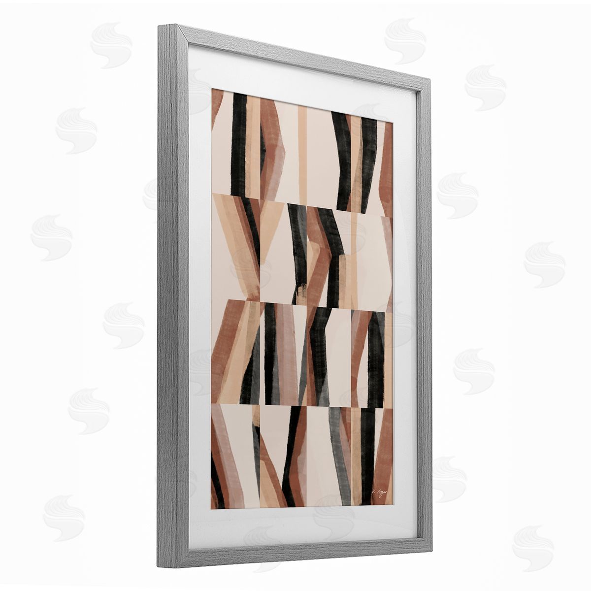 1x Neutral Abstract Kit Canvas Wall Art Print
