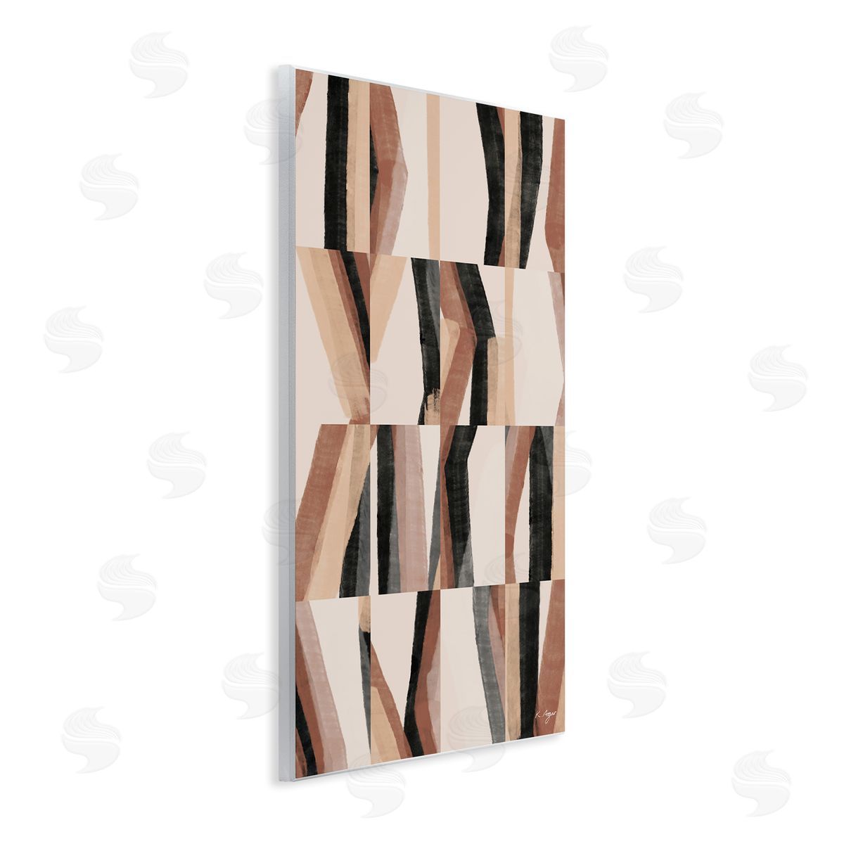 1x Neutral Abstract Kit Canvas Wall Art Print