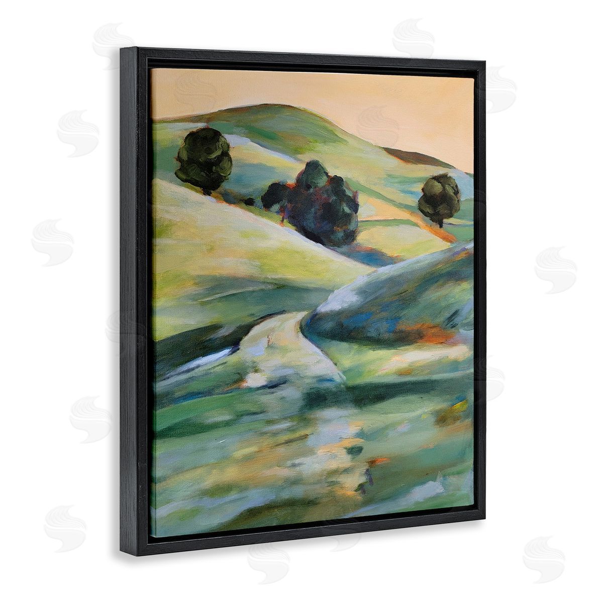 1x Morning Light Hillside Canvas Wall Art Print