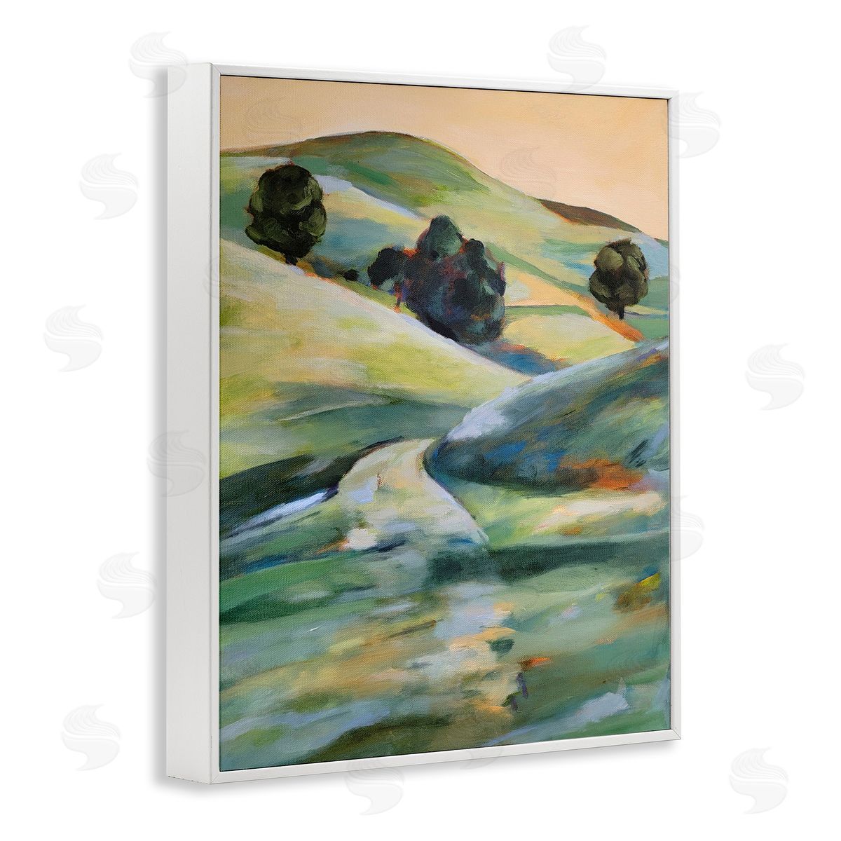 1x Morning Light Hillside Canvas Wall Art Print