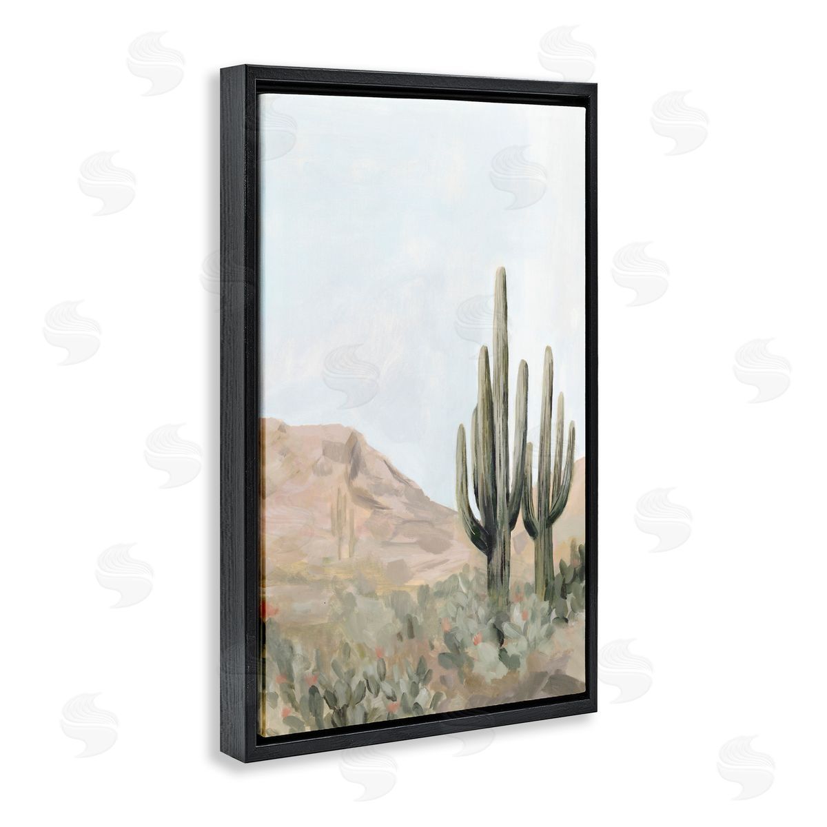 Hannah Dawson Desert Tranquility Cacti Canvas Wall Art Print