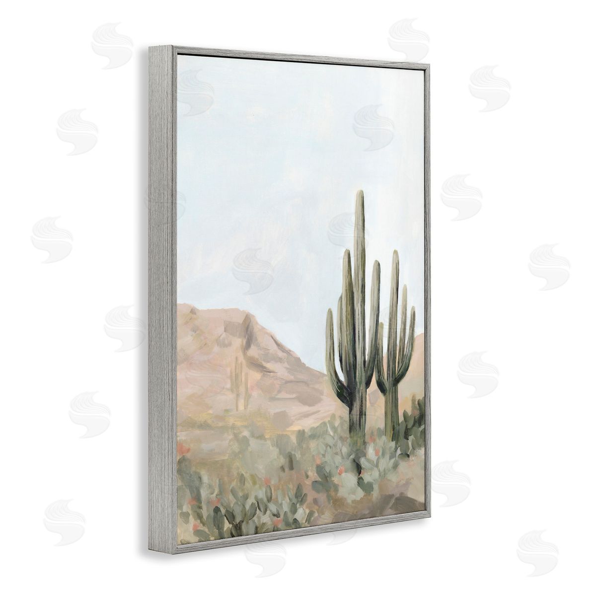 Hannah Dawson Desert Tranquility Cacti Canvas Wall Art Print