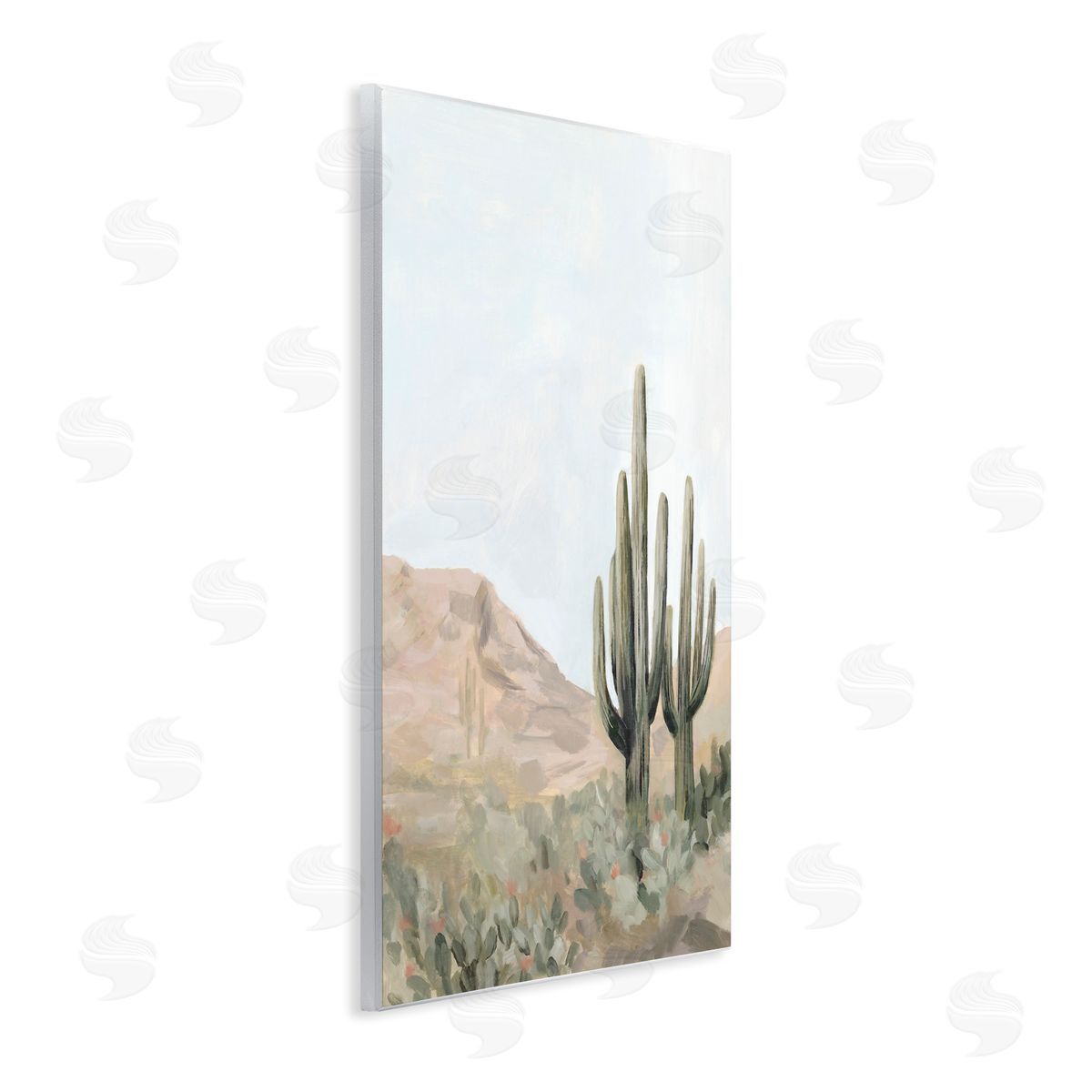 Hannah Dawson Desert Tranquility Cacti Canvas Wall Art Print