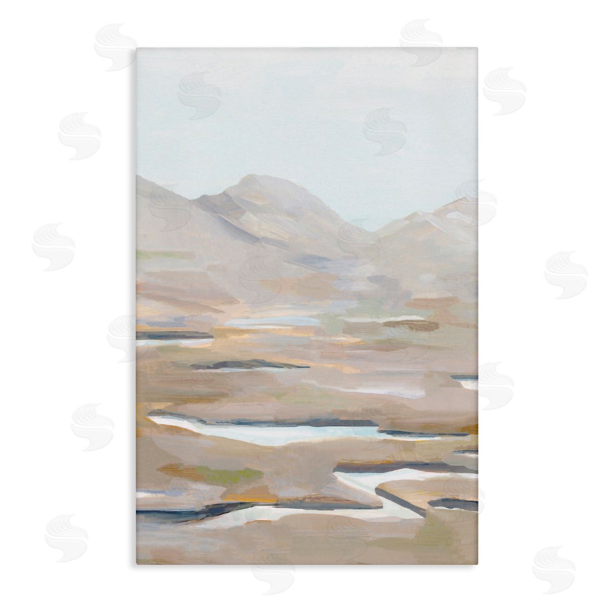 Hannah Dawson Earthbound Serenity in Neutrals Canvas Wall Art Print