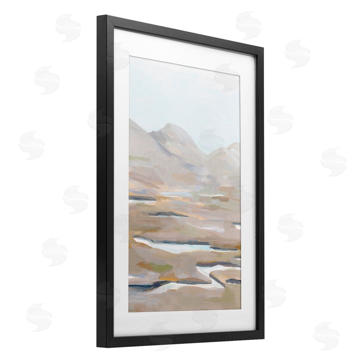 Hannah Dawson Earthbound Serenity in Neutrals Canvas Wall Art Print
