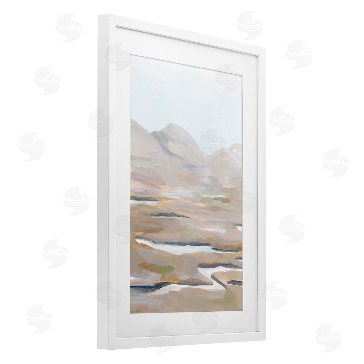 Hannah Dawson Earthbound Serenity in Neutrals Canvas Wall Art Print