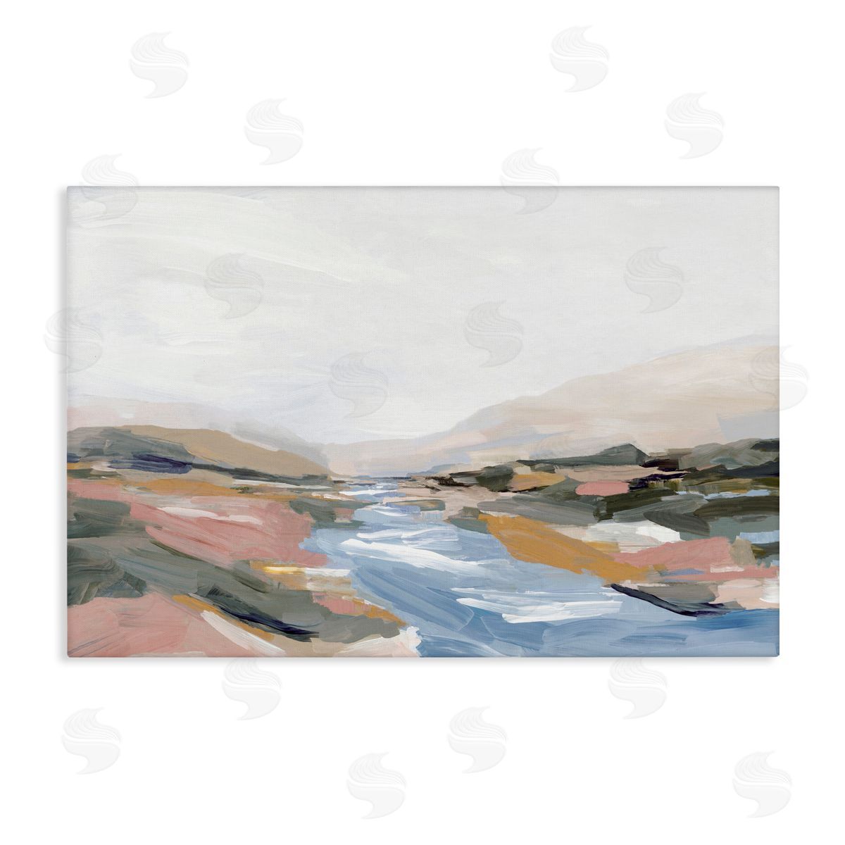 Hannah Dawson Vibrant Landscape Fade Canvas Wall Art Print