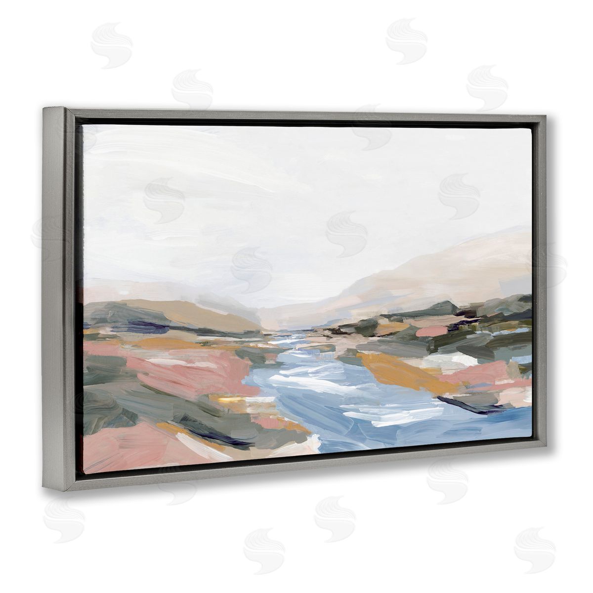 Hannah Dawson Vibrant Landscape Fade Canvas Wall Art Print