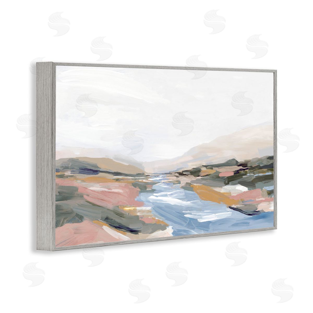 Hannah Dawson Vibrant Landscape Fade Canvas Wall Art Print