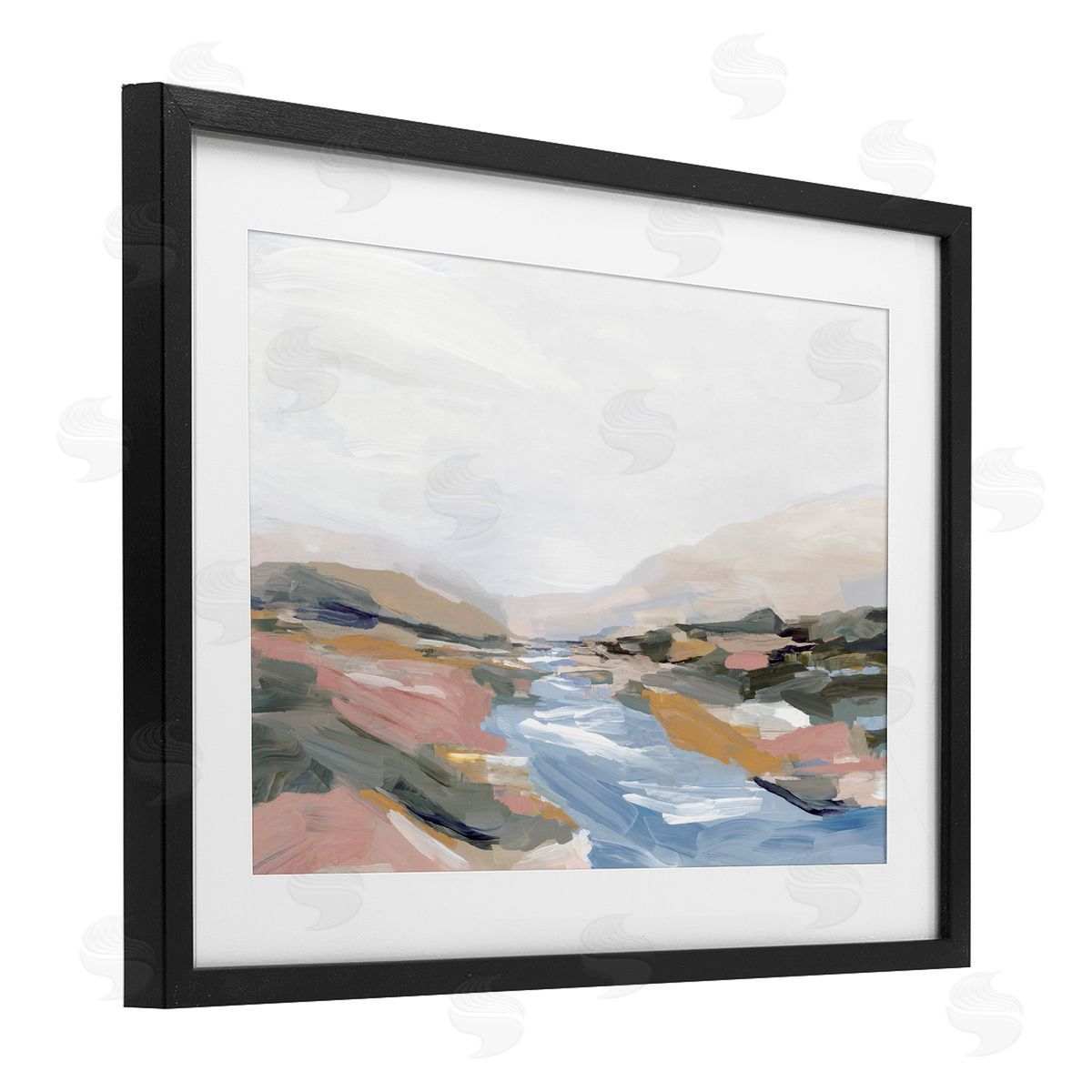 Hannah Dawson Vibrant Landscape Fade Canvas Wall Art Print
