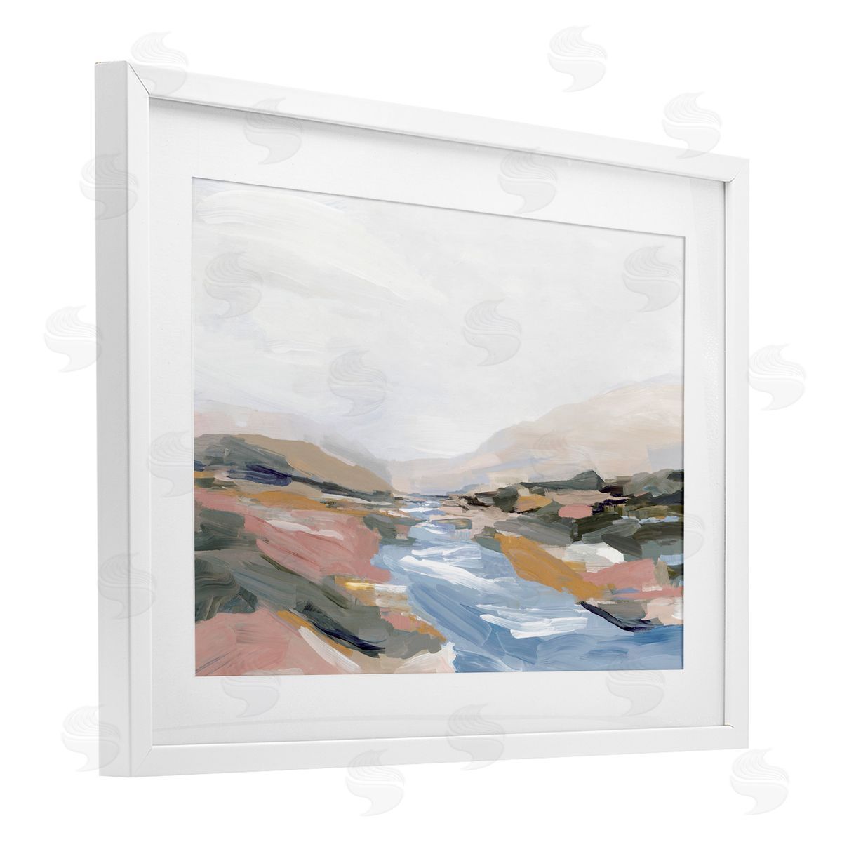 Hannah Dawson Vibrant Landscape Fade Canvas Wall Art Print