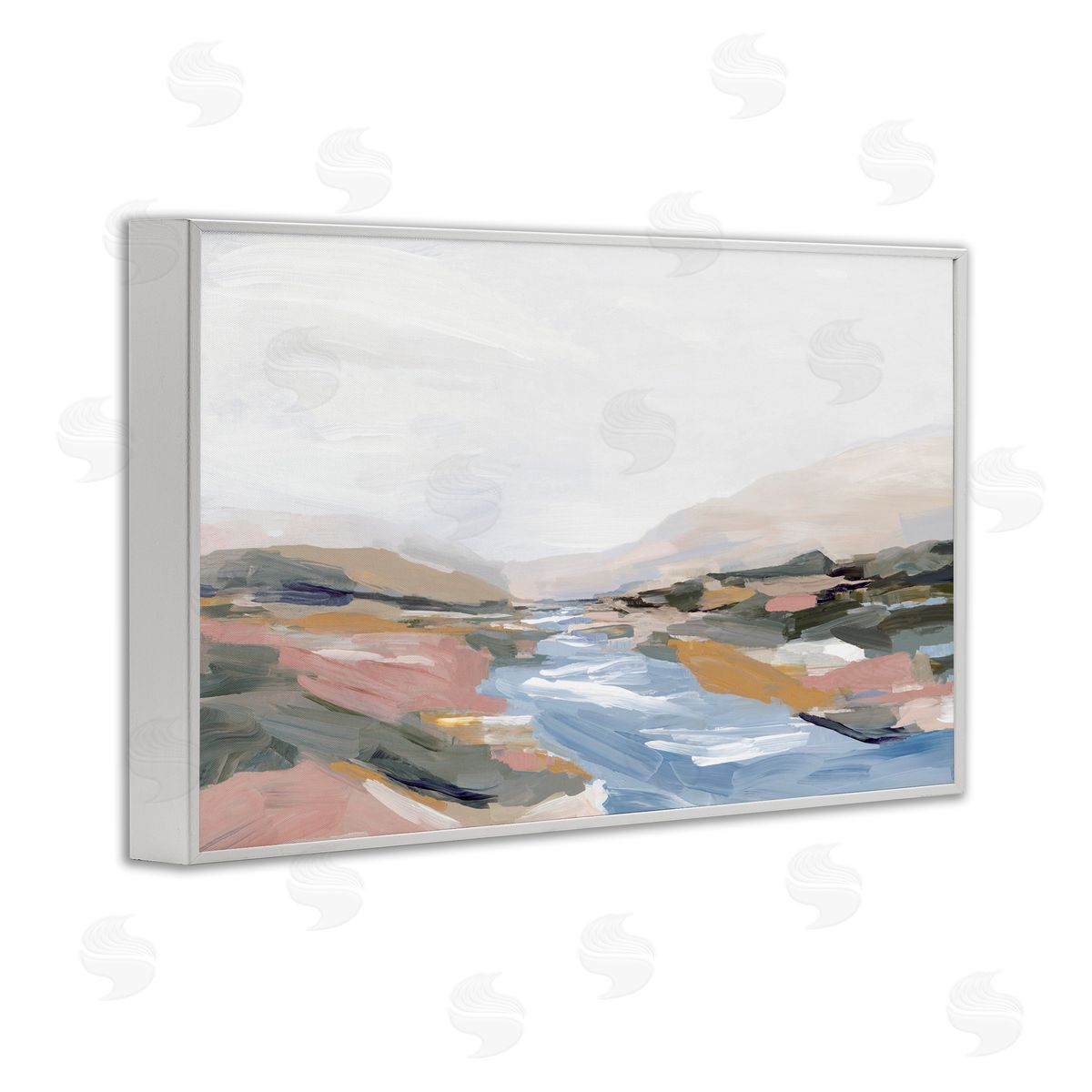 Hannah Dawson Vibrant Landscape Fade Canvas Wall Art Print