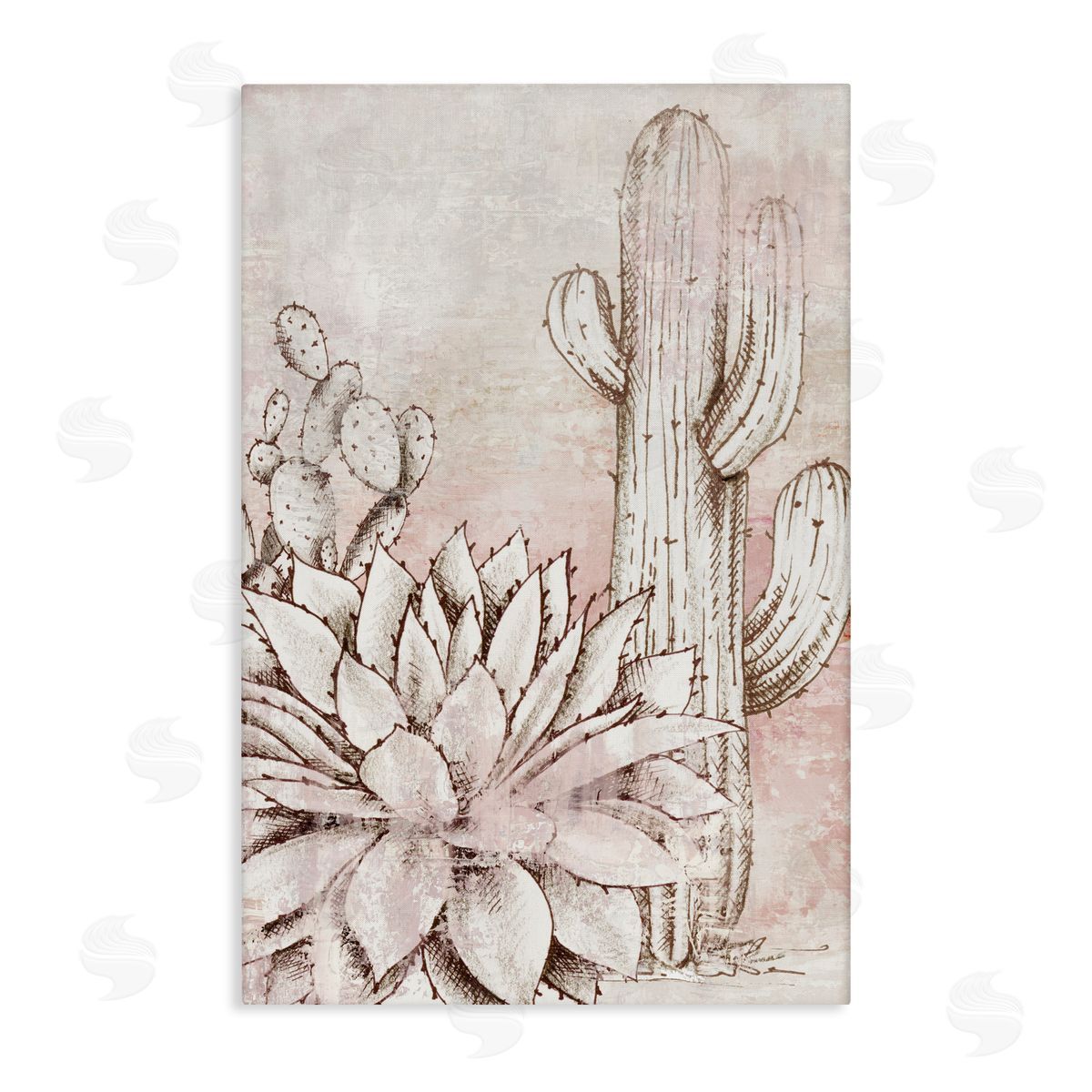 Luna Mavis Oasis Guardians Botanicals Canvas Wall Art Print