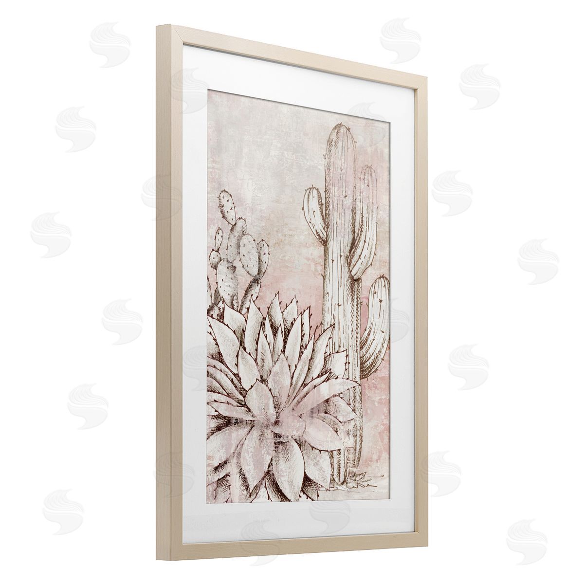 Luna Mavis Oasis Guardians Botanicals Canvas Wall Art Print