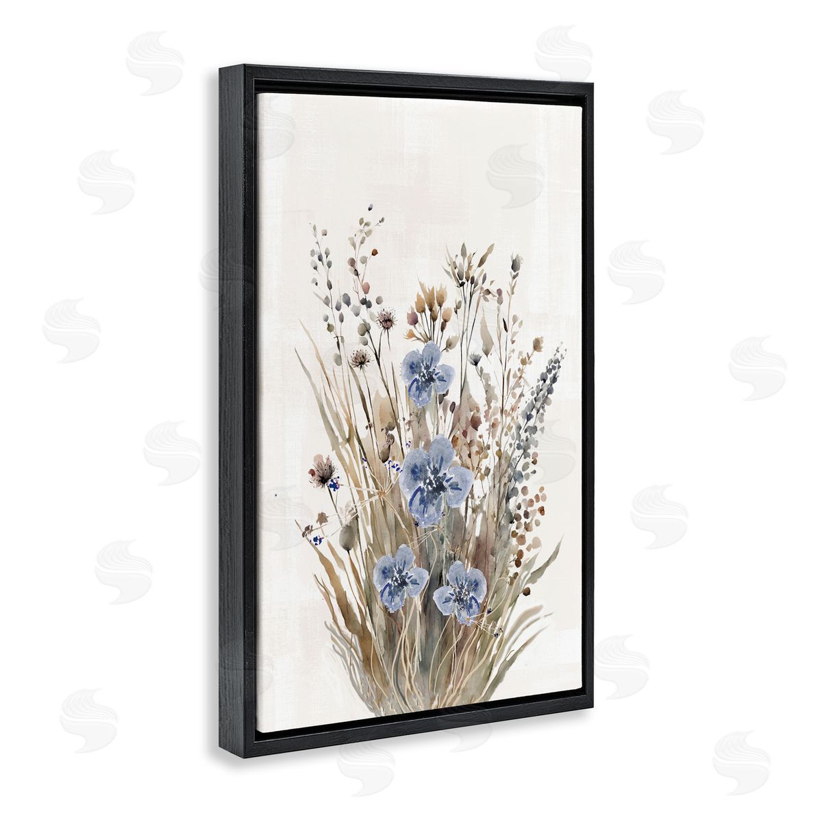 1x Subtle Cottage Grasses Canvas Wall Art Print