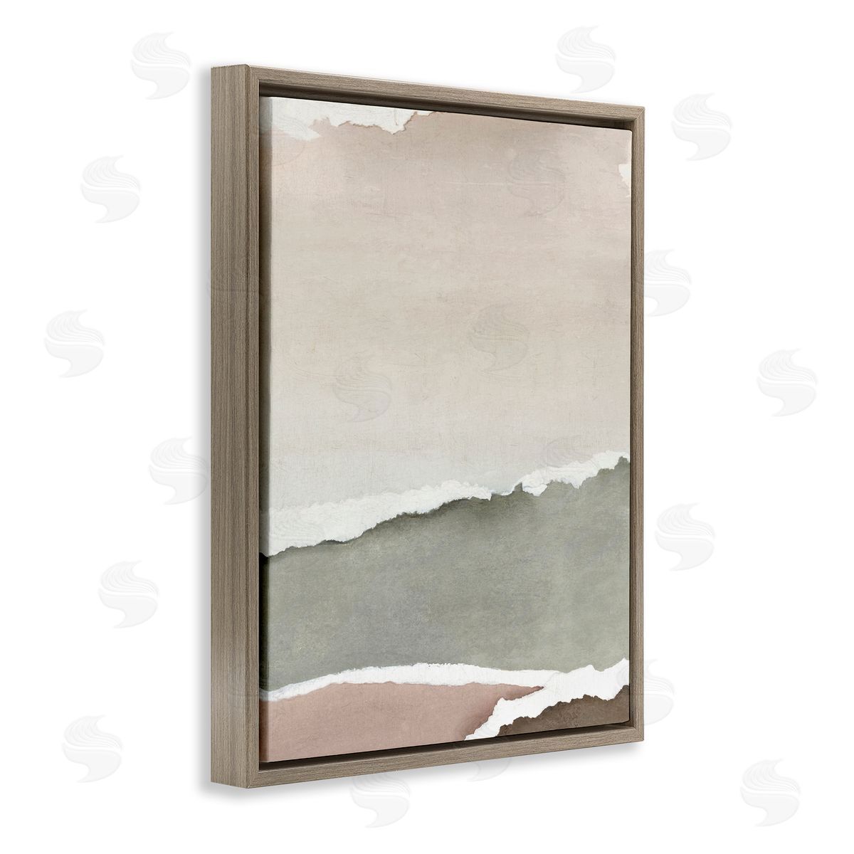 Emma Peal Torn Whispers Abstraction Canvas Wall Art Print