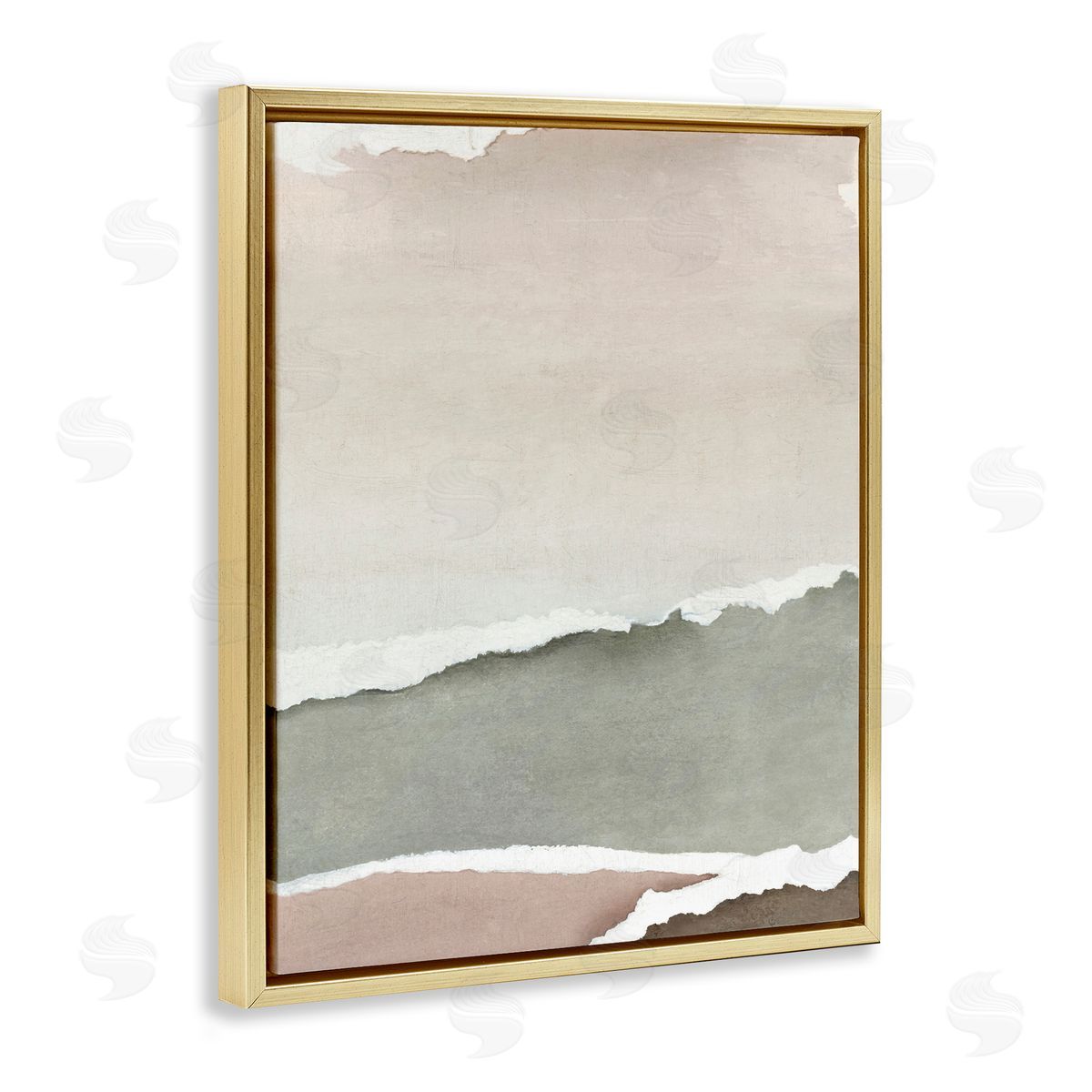 Emma Peal Torn Whispers Abstraction Canvas Wall Art Print