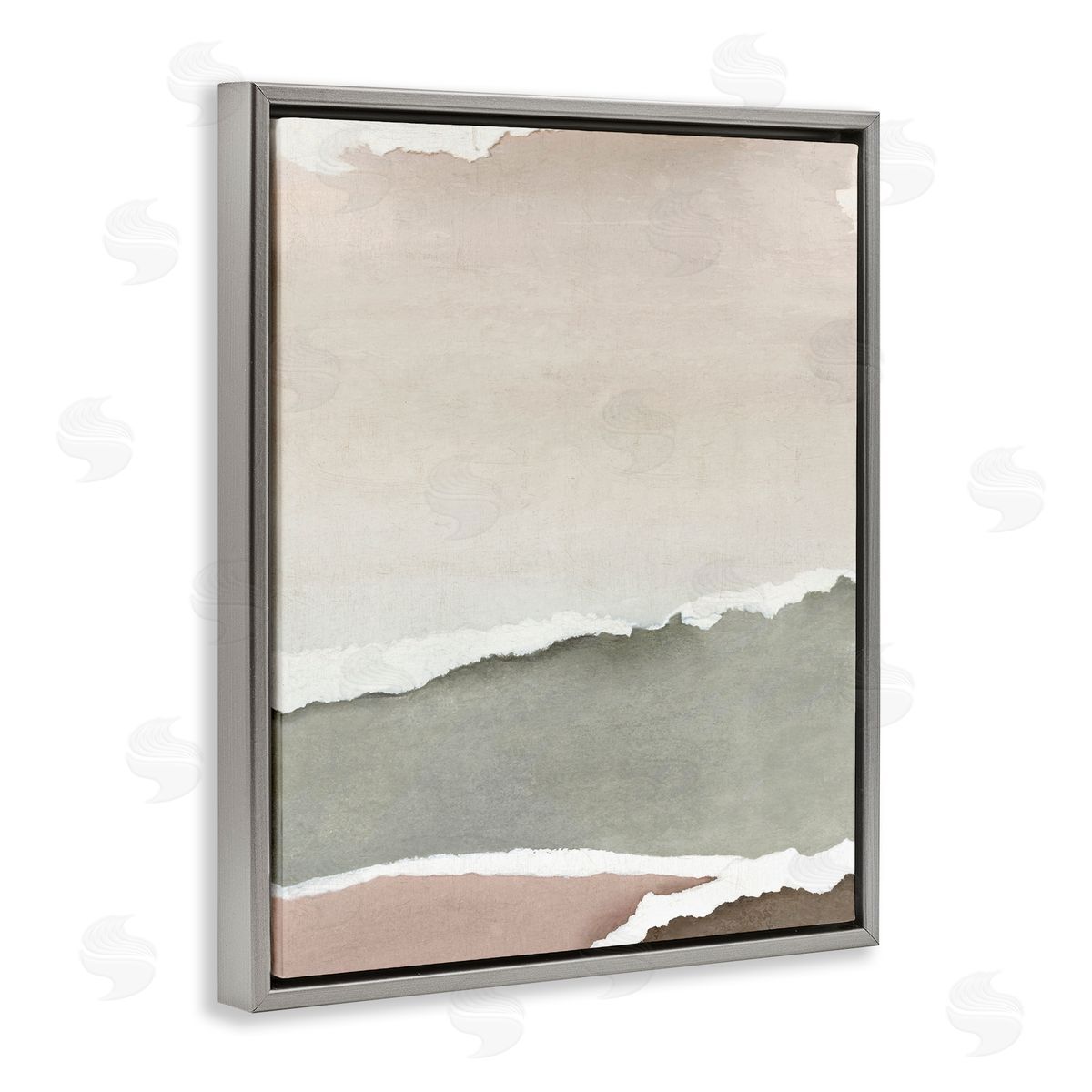 Emma Peal Torn Whispers Abstraction Canvas Wall Art Print