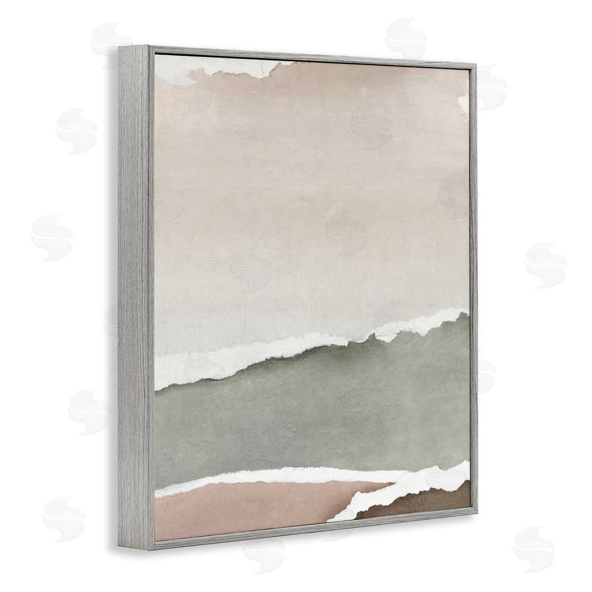 Emma Peal Torn Whispers Abstraction Canvas Wall Art Print