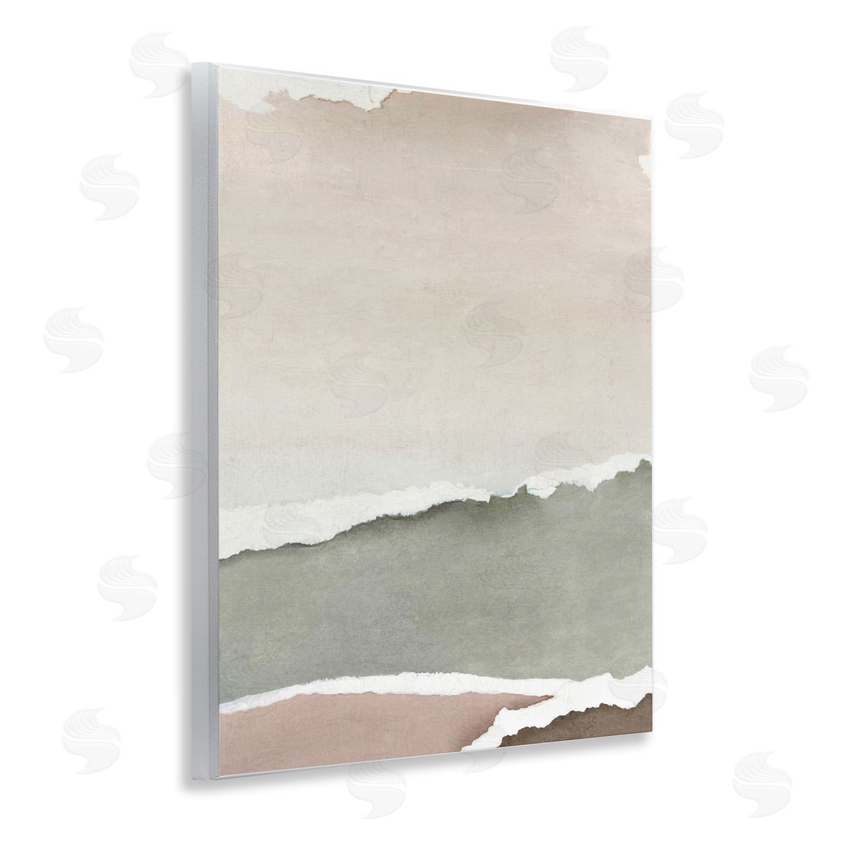 Emma Peal Torn Whispers Abstraction Canvas Wall Art Print