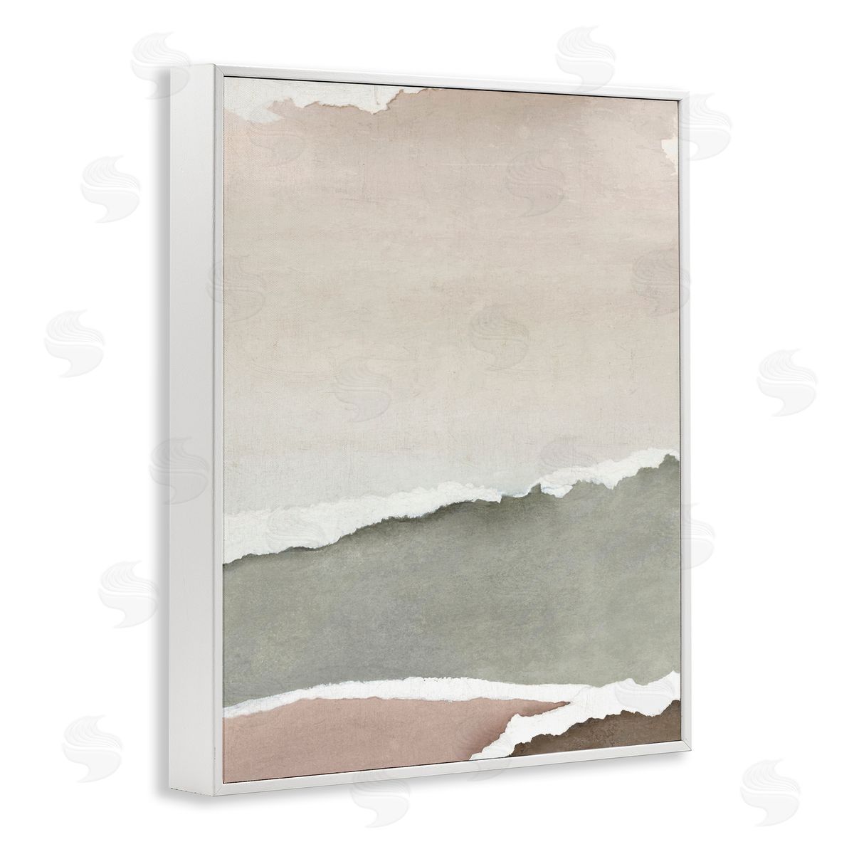 Emma Peal Torn Whispers Abstraction Canvas Wall Art Print