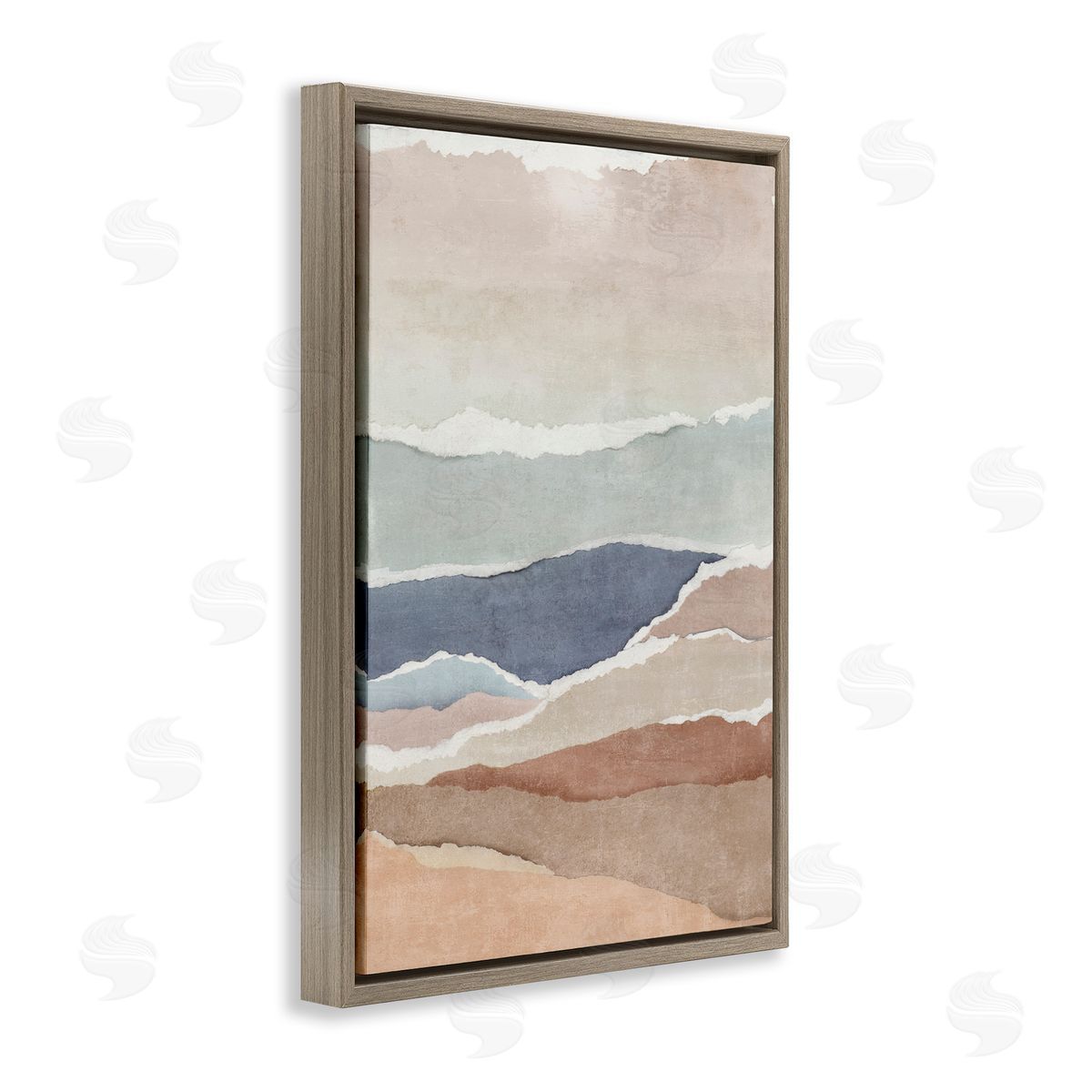 Emma Peal Fragments Of The Tide Canvas Wall Art Print