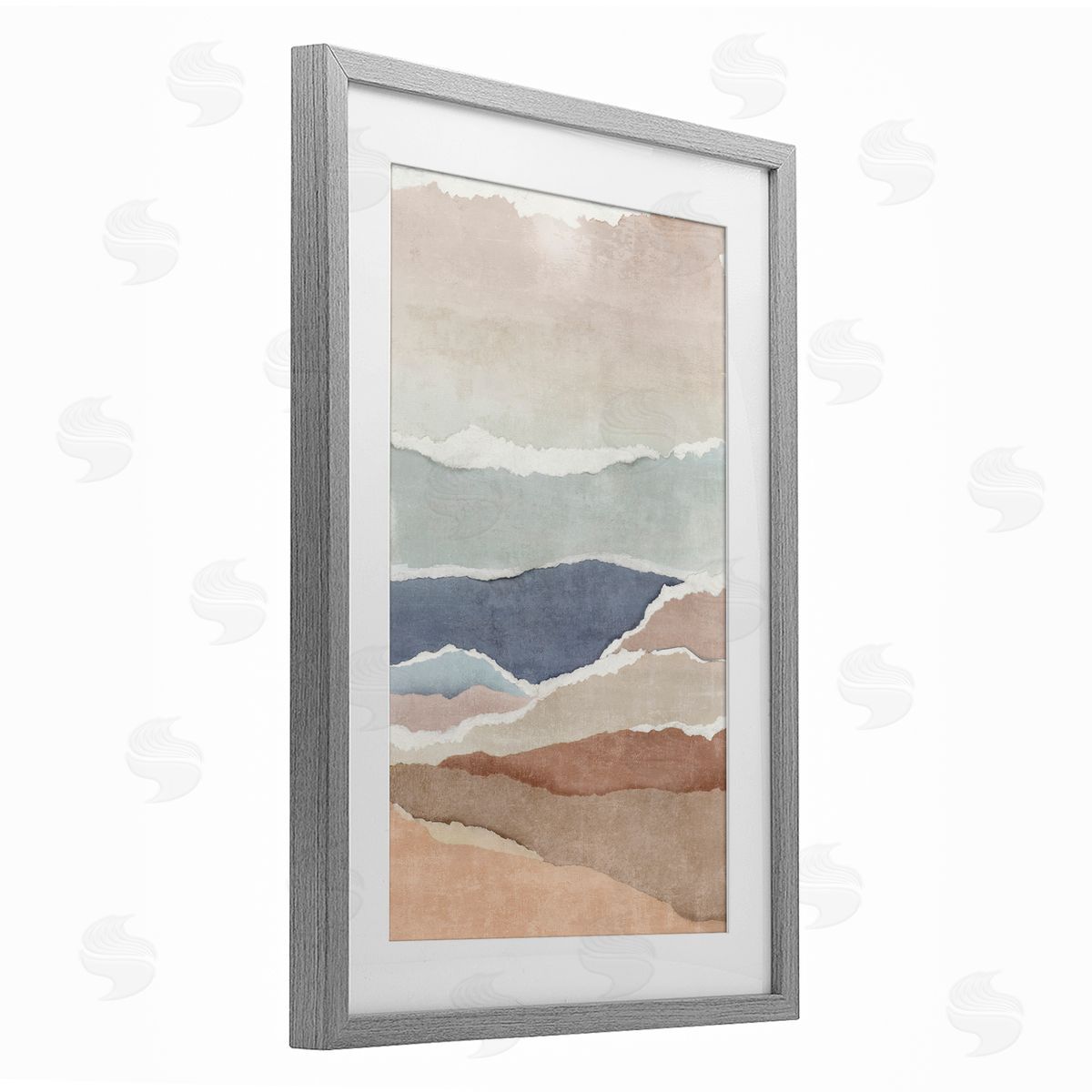 Emma Peal Fragments Of The Tide Canvas Wall Art Print