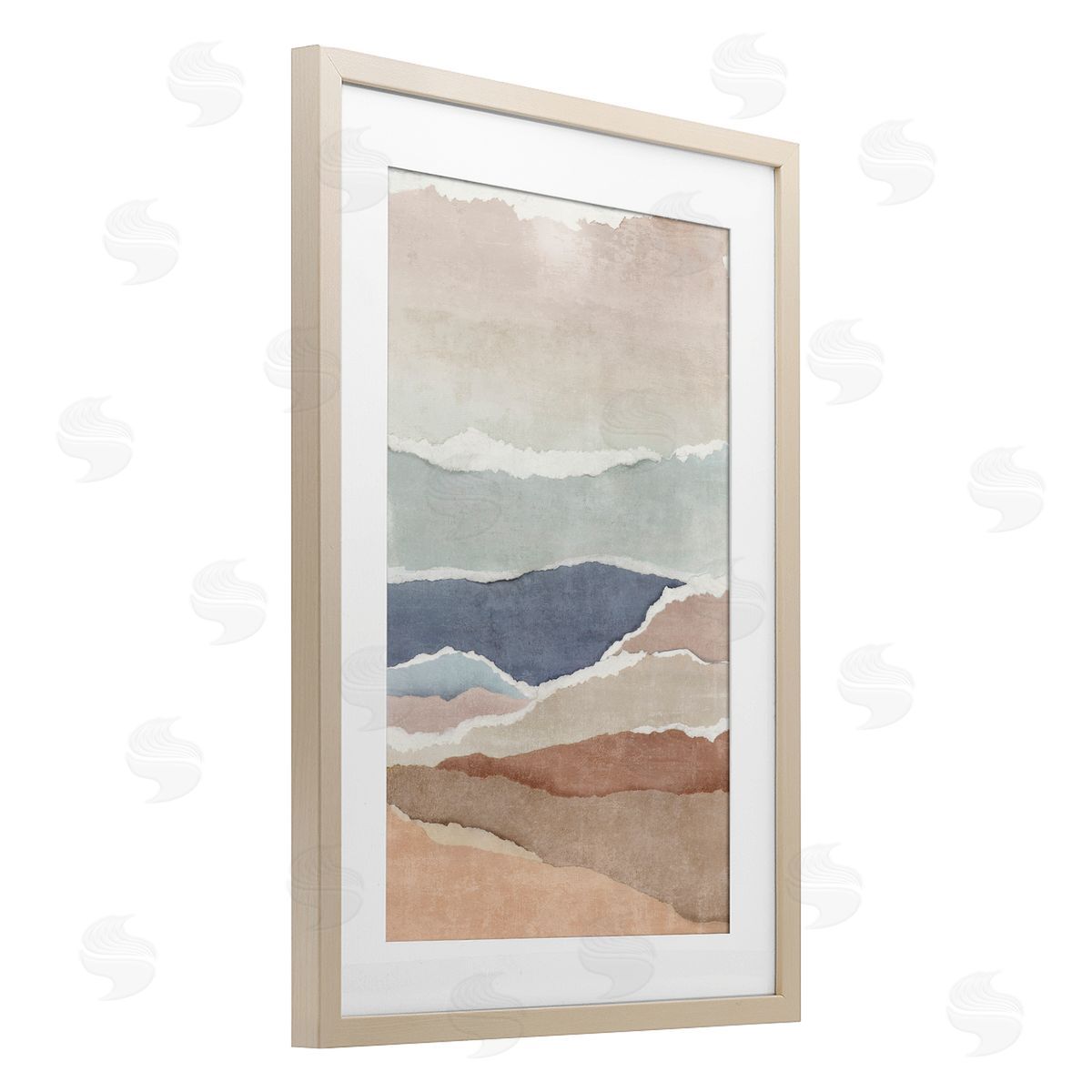 Emma Peal Fragments Of The Tide Canvas Wall Art Print