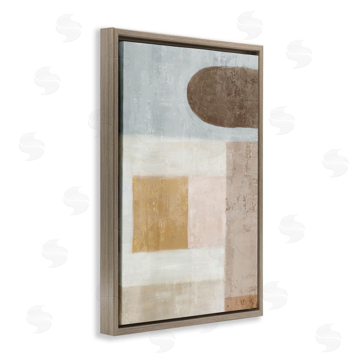 Emma Peal Subtle Drift in Neutrals Canvas Wall Art Print
