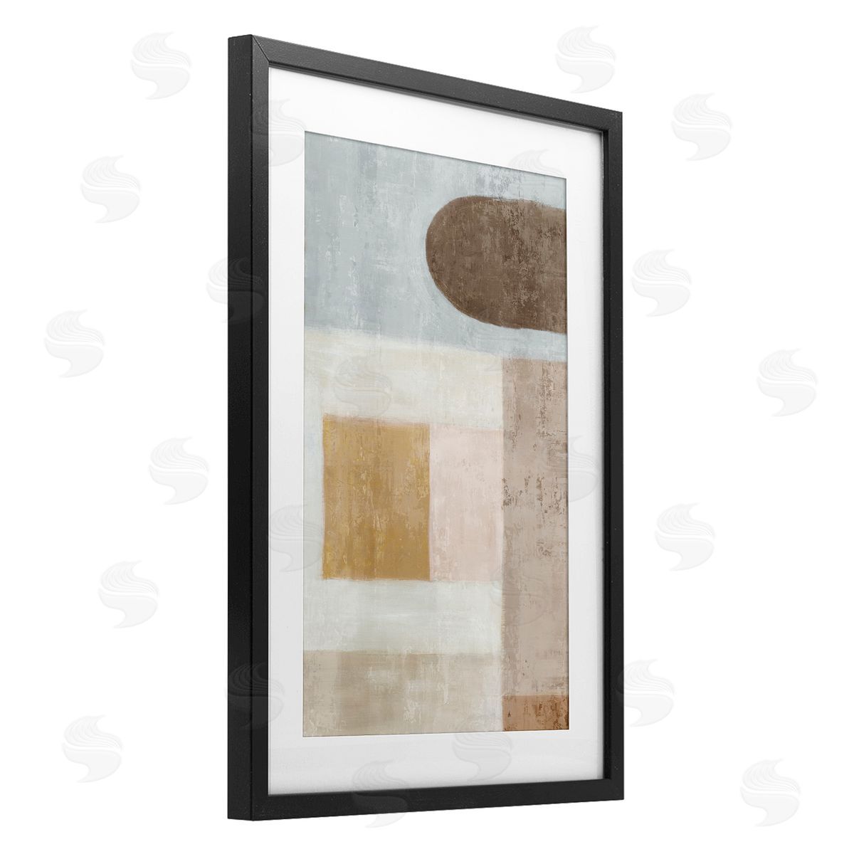 Emma Peal Subtle Drift in Neutrals Canvas Wall Art Print