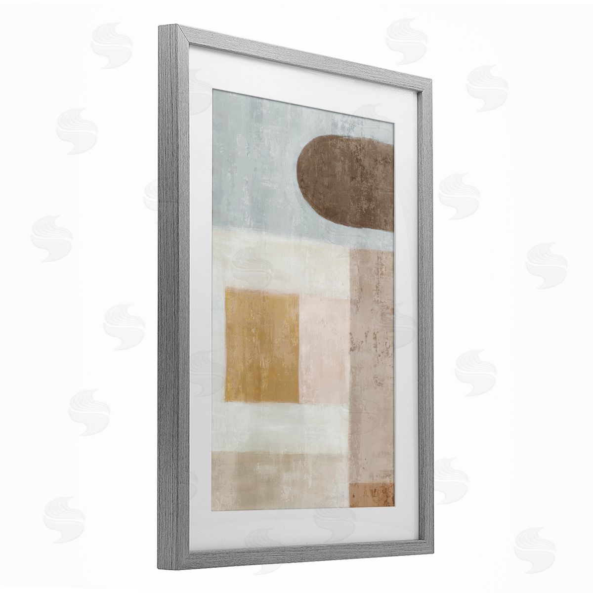 Emma Peal Subtle Drift in Neutrals Canvas Wall Art Print