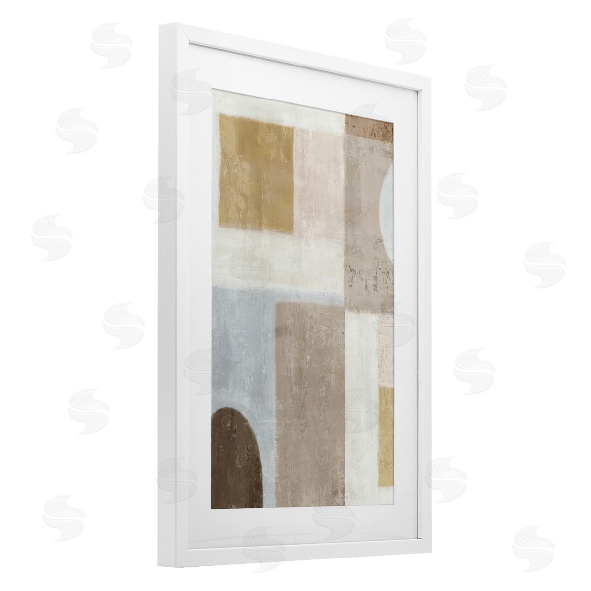 Emma Peal Subtle Drift Geometrics Canvas Wall Art Print