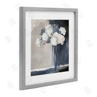 Mona Grace | Gentle Petals Grey & Beige