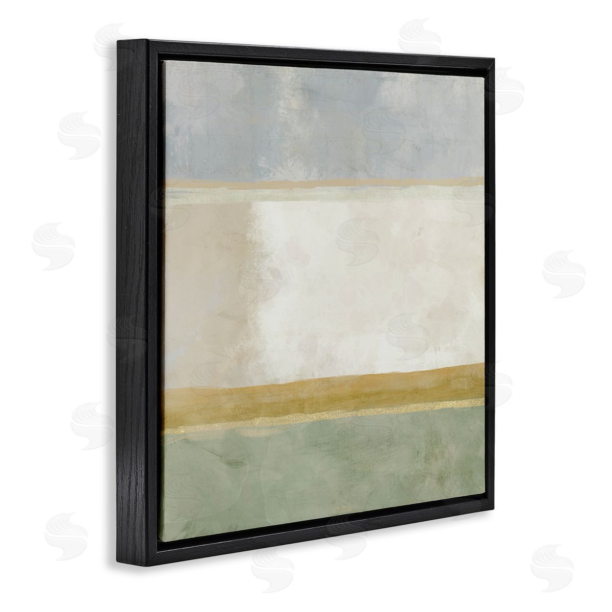 J:L Design Earthy Balanced Box Shapes Canvas Wall Art Print