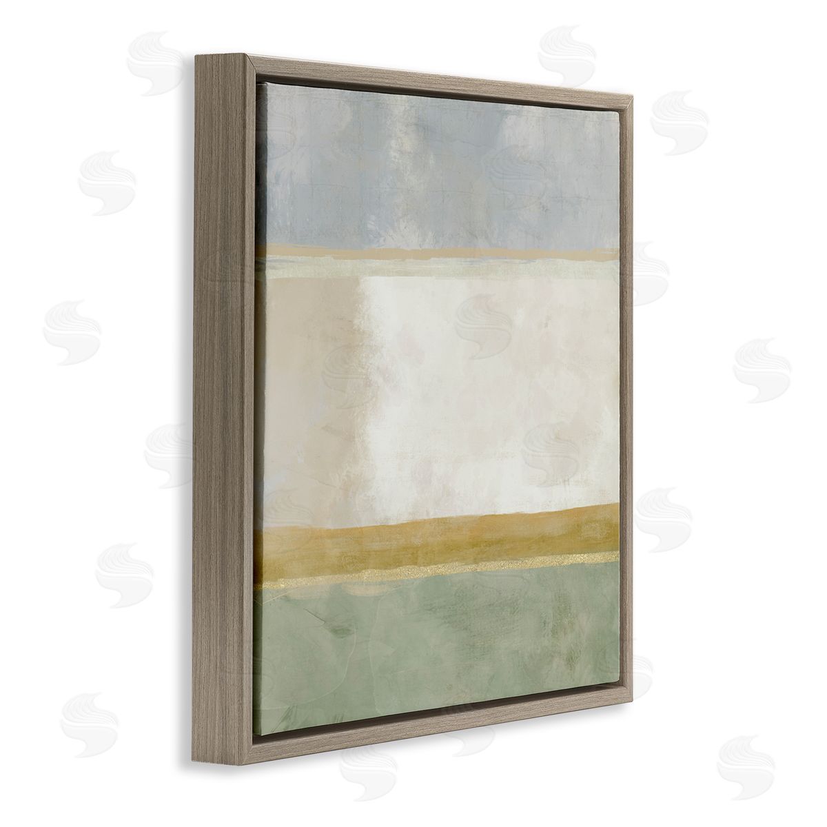 J:L Design Earthy Balanced Box Shapes Canvas Wall Art Print