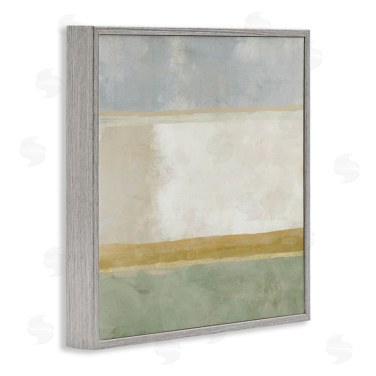 J:L Design Earthy Balanced Box Shapes Canvas Wall Art Print